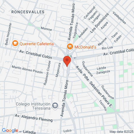 Servicios Odontologicos El Valle Limitada map