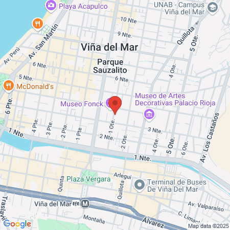 Dra. Ximena Christiansen Sánchez, Dentista map