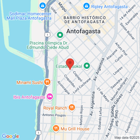 Horacio Alfonso Castillo Hidalgo map