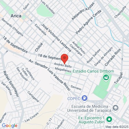 Dr. Jorge Cornejo Calas map