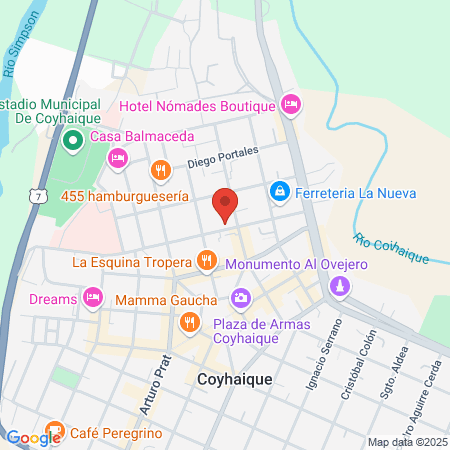 SML PUERTO AYSÉN map