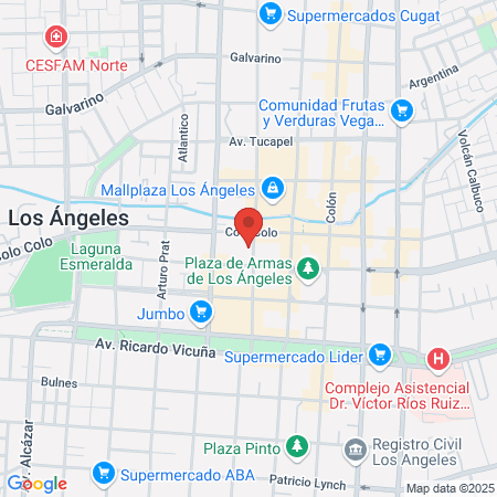 Dr Juan Eduardo Salinas Diaz Y Compania Limitada map