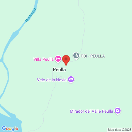Posta Peulla map