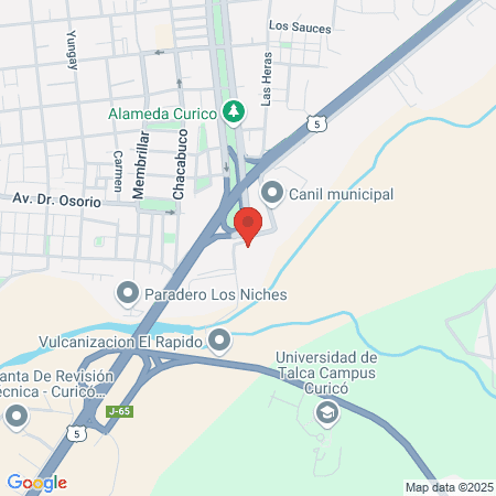 Servicio Médico Legal Curicó map