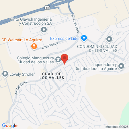 UTM Red Salud UC Christus map