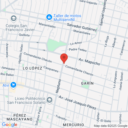 Benavides Rivera Mario E. map