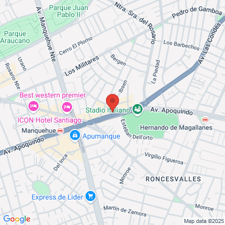 Dr. Waldo Sepulveda map