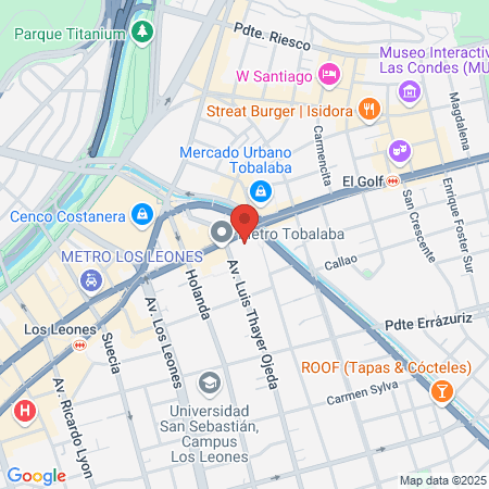 OPS/OMS en Chile map