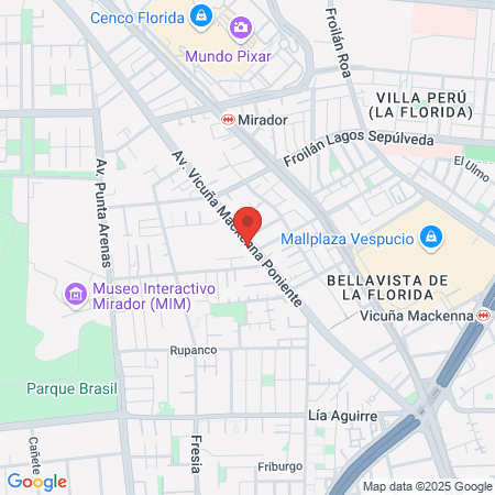 Dra. Yester Carin Miranda Parraga, Nutriólogo map