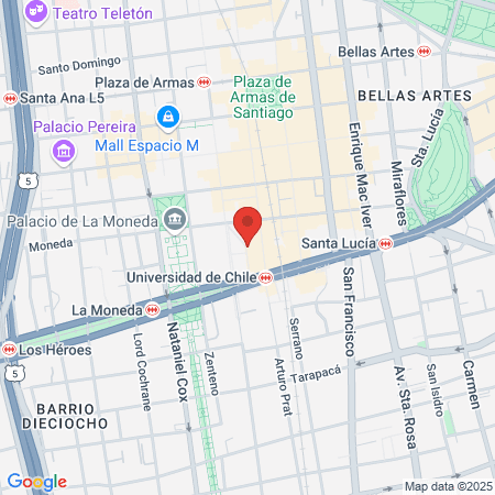 Dra. Pamela Chavez Barrientos, Geriatra map