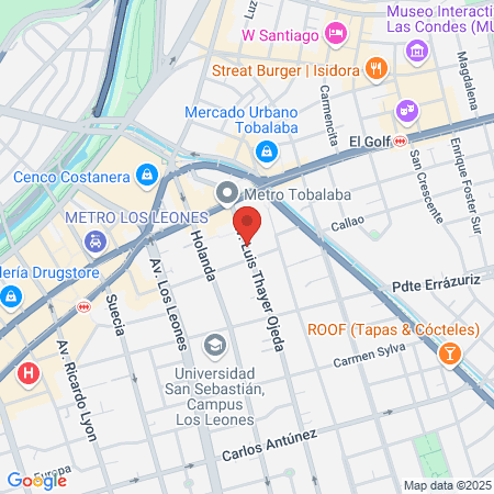 Sociedad Medica Dr. Rodrigo Pineda Limitada map