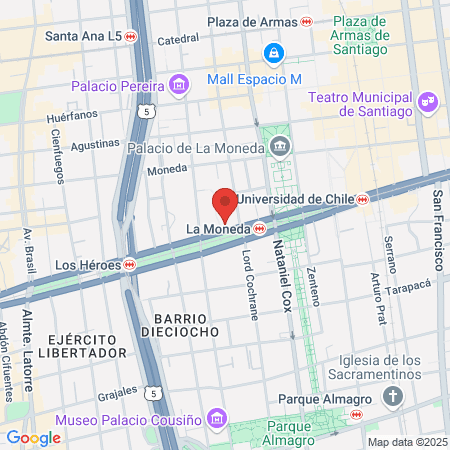 Kinevip Sports Vitacura map