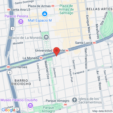 Ginecología y Obstetricia Agurto Arriagada Norman Waldo map