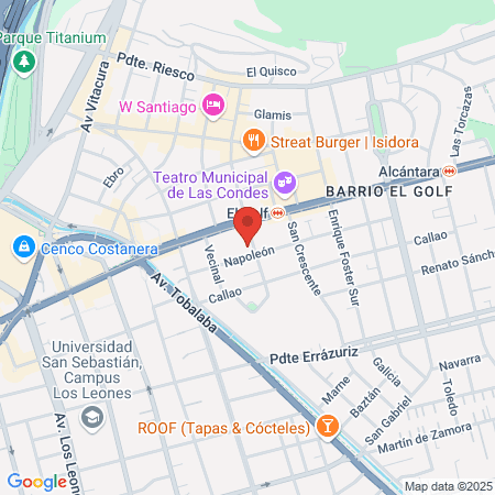 Soc Dermatologica El Golf Ltda map