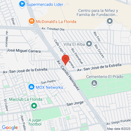 Dr. Francisco Javier Pardo Quiroz map