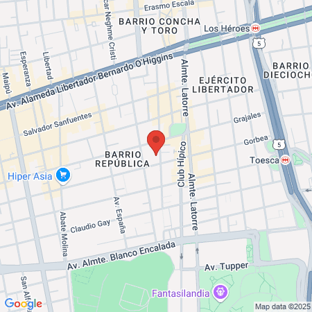 Juan Carlos Gac Pavez map