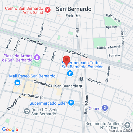 Doctor Ingmar Roessler Barron y Compañía map