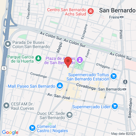 Claudio Manuel Martínez González map