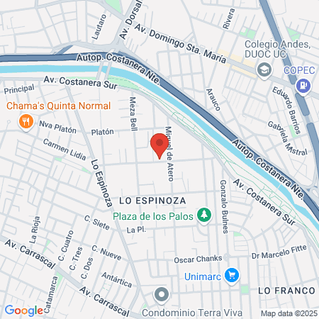 Manuel Arturo Gonzalez Ceron map