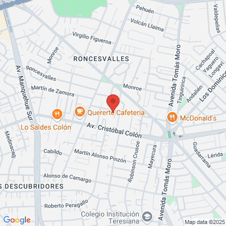 Maria Teresa Guillermina Caldera Vidal map