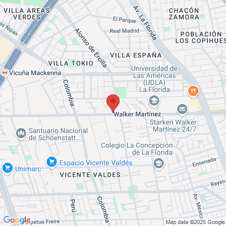 Francisco Javier Alvarez Chavez map