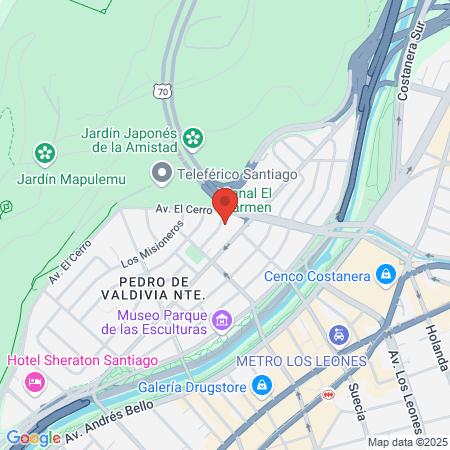 Centro aleman de medicina integrativa map