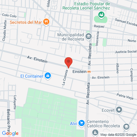 Consultorio Recoleta map