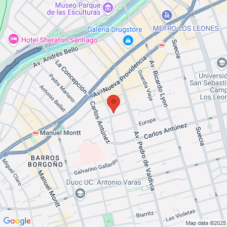 centro oftamologico providencia map