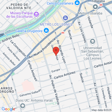 Eugenia Otilia Escorza Dinamarca map