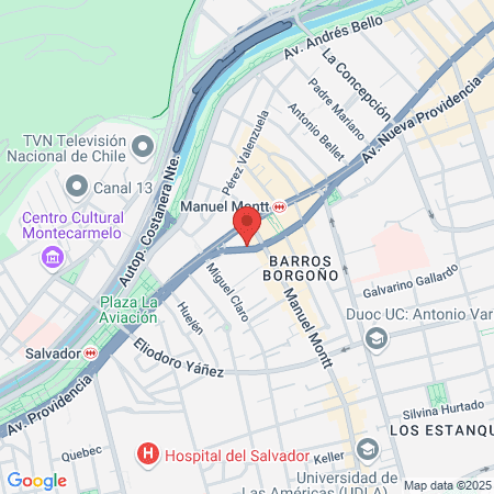 Oreste Pallini Gonzalez map