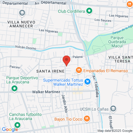 Georgia Alexandra Giancaspero Soto map