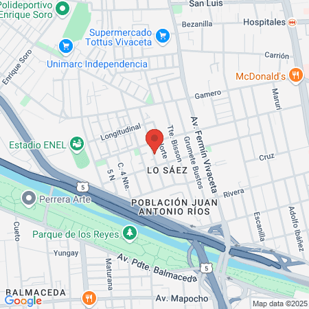 Fredes Briceno Arturo map