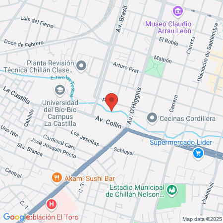 Doctor Carlos Bizama y Cia map