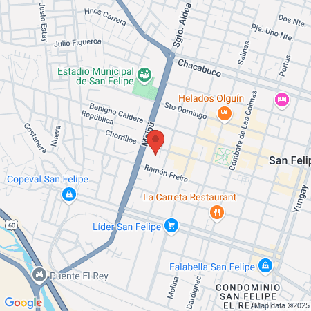 Podologo a domicilio map