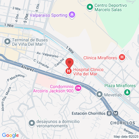 SAMU Base Quintero map