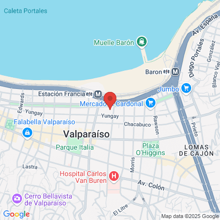 Podóloga FRESIA NARVÁEZ JOFRÉ map