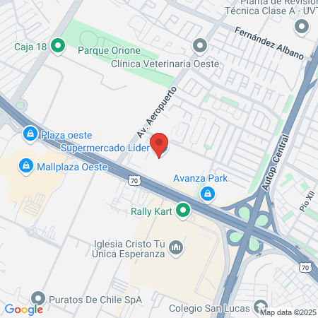 Trident Labs Las Condes map