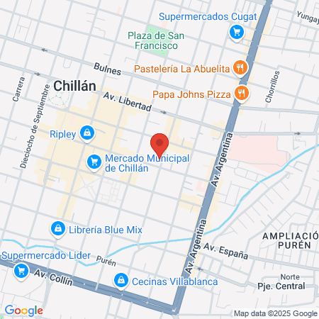 Go Center Chillan map