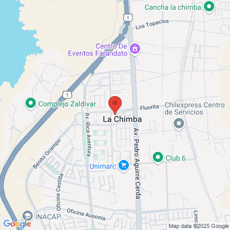 Complejo Zaldivar map