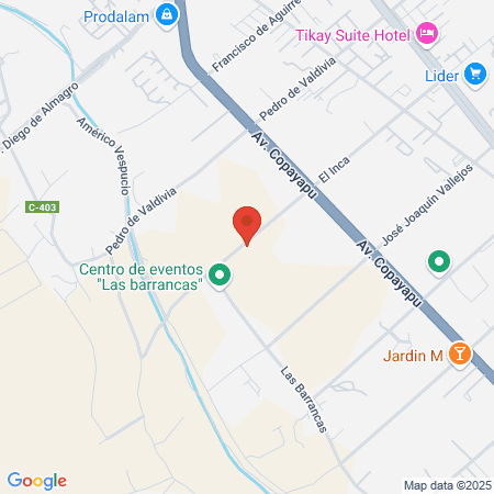 Cancha de Golf Copiapó map