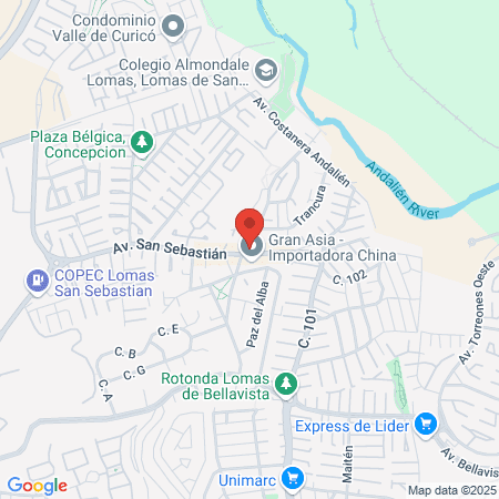 PAM Academia Deportiva map