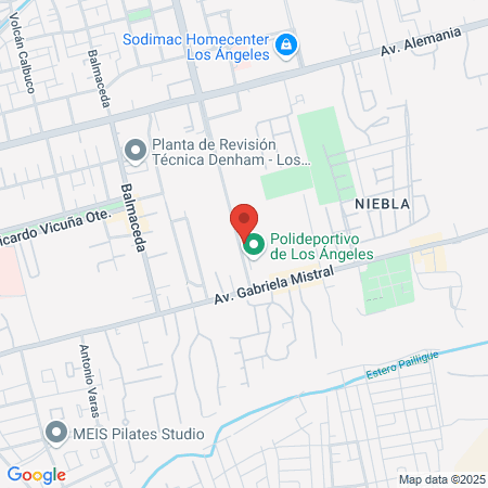 Gimnasio Municipal Antuco map