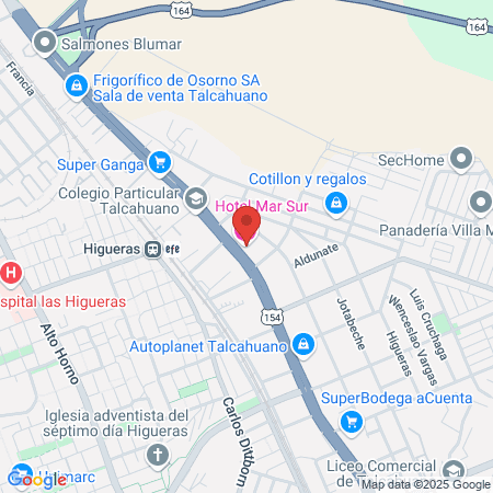 Skatepark Higueras map