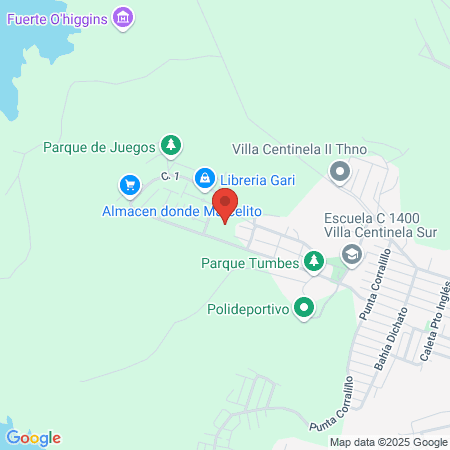 Cancha vista hermosa map