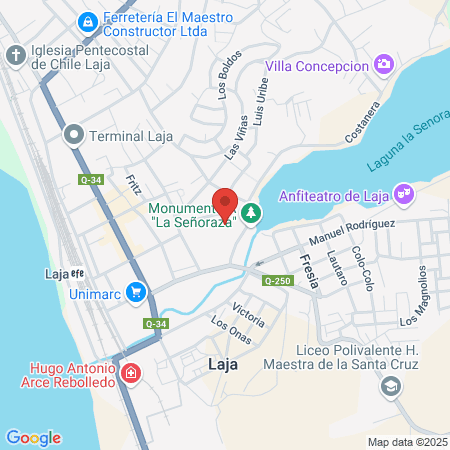 Gimnasio Municipal Quilleco map