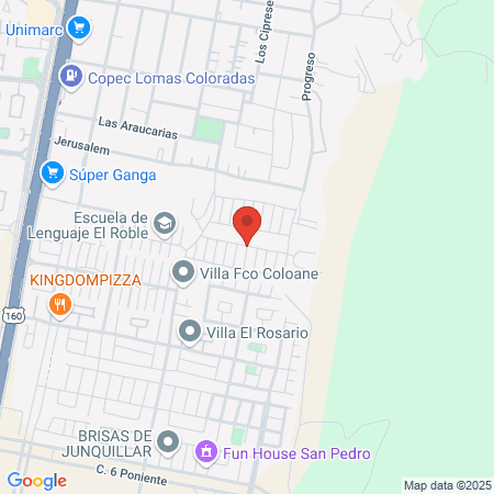 Gimnasio, Escuela El Paraíso map