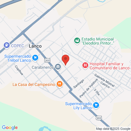 Pacific Valdidia map