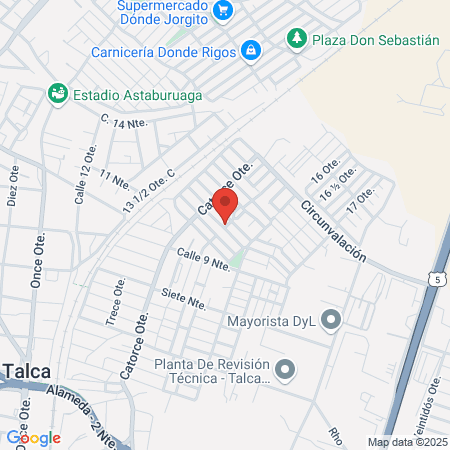 Cancha Atlético Comercio map