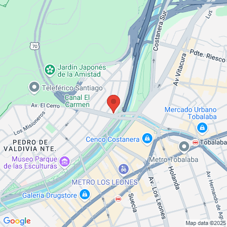 Box Yagán - Crossfit Training - Santiago Centro map