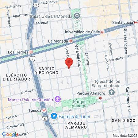 Gimnasio Sindicato Unificado de Empresa Banco BBVA map